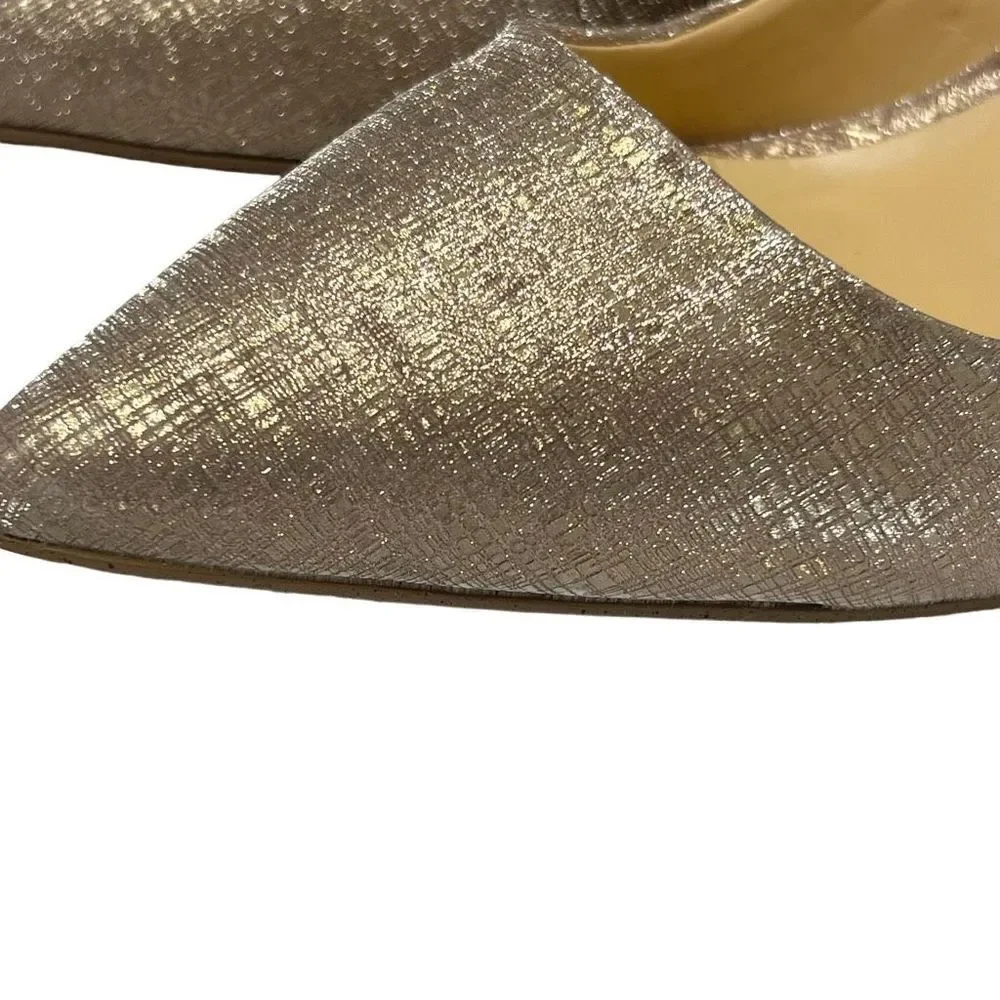 Zaya by Zendaya gold shimmer high heel pumps size 6.5.